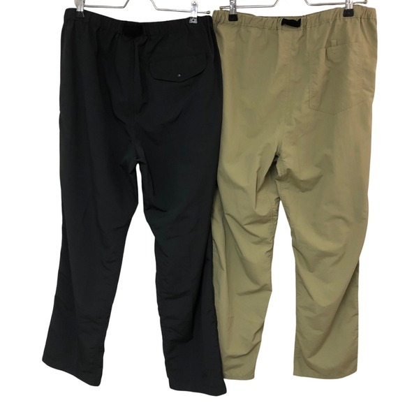 TravelSmith Nylon Hiking Pants Lot of 2 Womens M Gray Khaki Camp Hike Travel - Picture 2 of 14